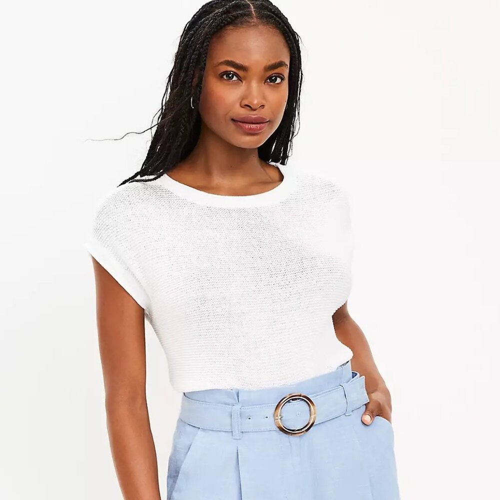 NWOT LOFT Petite Muscle Sweater Tee